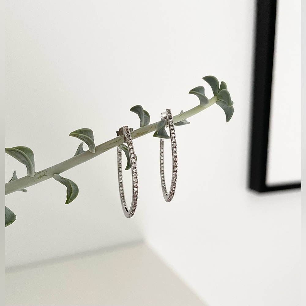 CZ Hoop Earrings